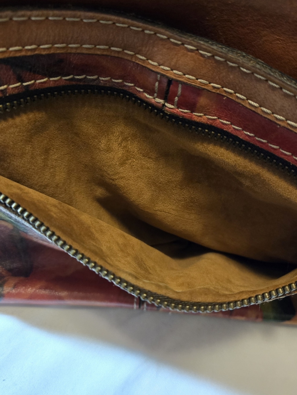 Patricia Nash Leather Floral Purse Excellemt Condition - Picture 10 of 16